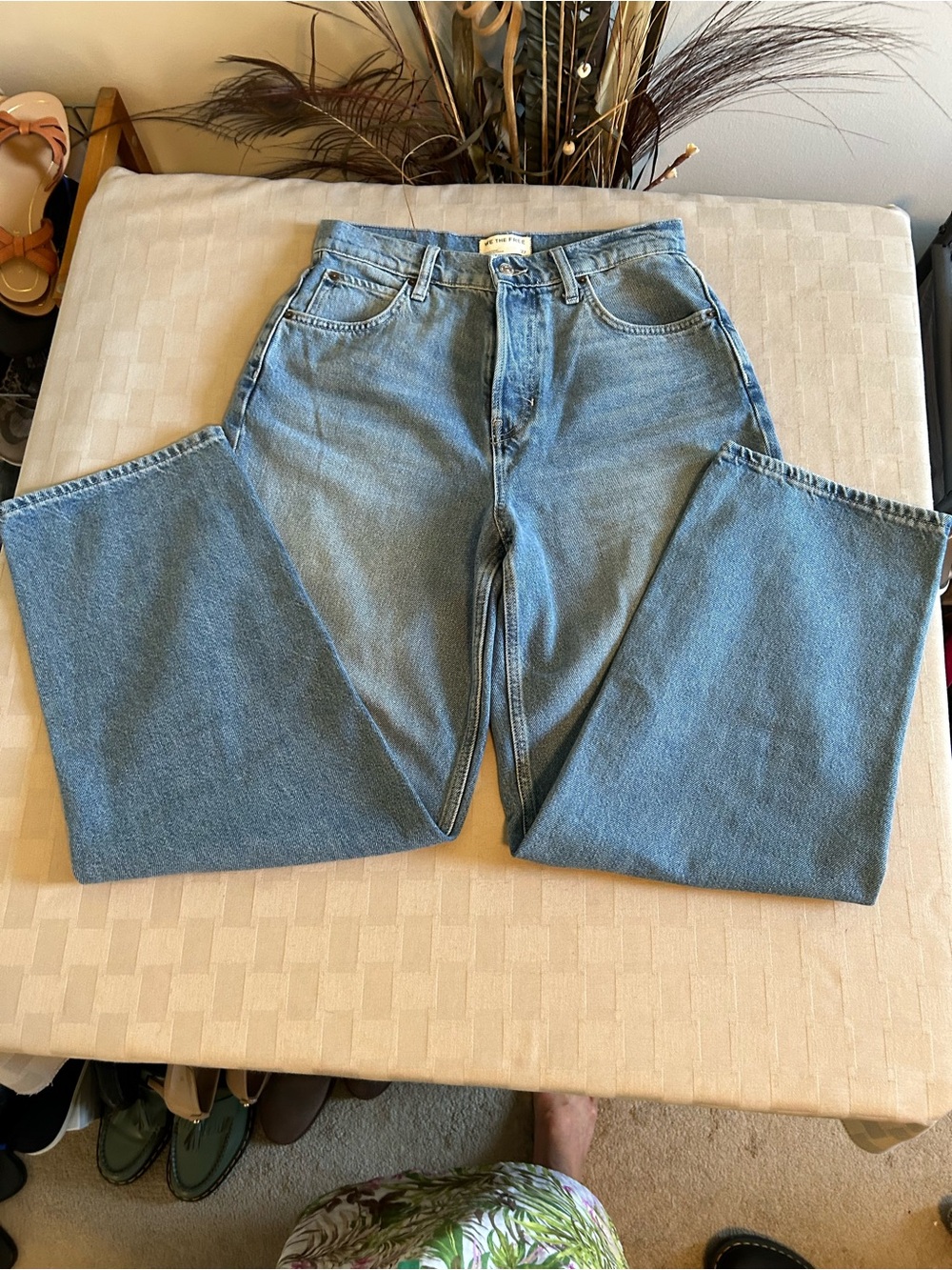 Free People We The Free Cora Wide Leg Slouchy Jean - Picture 4 of 15